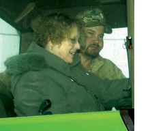 Alicia takes driving lessons from Ben